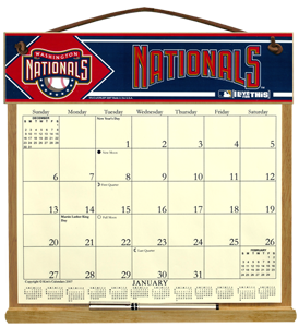 Washington Nationals Calendar Holder